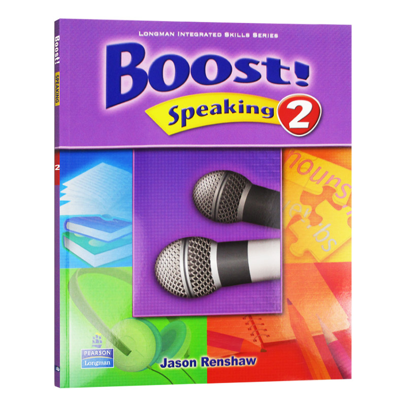 培生朗文中学英语教材 口语分级强化训练2 英文原版 Boost Speaking L2级 口语练习技能培训学生用书 小学中高年级 初中 英文版