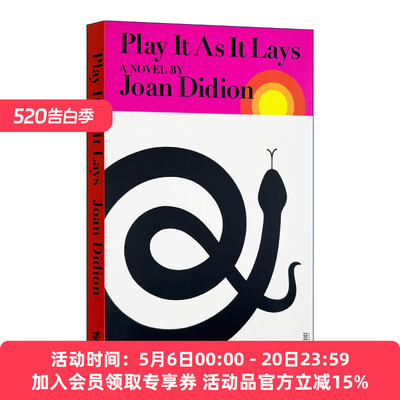 英文原版小说 Play It As It Lays 顺其自然 琼狄迪恩 奇想之年作者 英文版 进口英语原版书籍