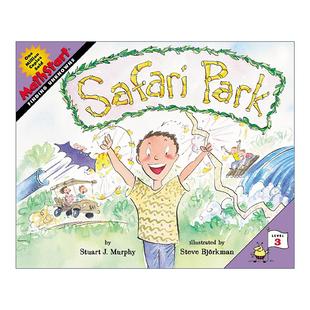 英文原版 Mathstart Level 3 Safari Park 数学启蒙绘本3级 英文版 进口英语原版书籍