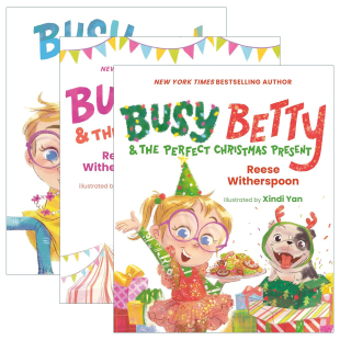 忙碌 书籍 进口英语原版 Yan插画 Busy Betty Reese 儿童精装 贝蒂系列3册 英文版 英文原版 绘本 Witherspoon Xindi