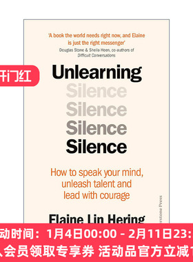 英文原版 Unlearning Silence 摆脱沉默 学会直言思想释放天赋 Elaine Lin Hering 英文版 进口英语原版书籍