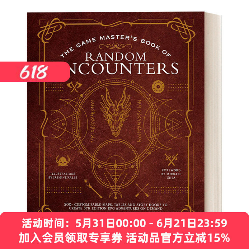 游戏大师 随机冒险 英文原版 The Game Master's Book of Random Encounters 带随机NPC生成器 英文版 进口英语原版书籍