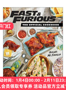 英文原版 Fast & Furious Salud Mi Familia the Official Cookbook 速度与激情 官方食谱 精装 英文版 进口英语原版书籍