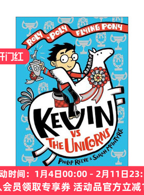 英文原版 Kevin Vs the Unicorns a Rolypoly Flying Pony Adventure 凯文大战独角兽 飞马奇遇记 英文版 进口英语原版书籍