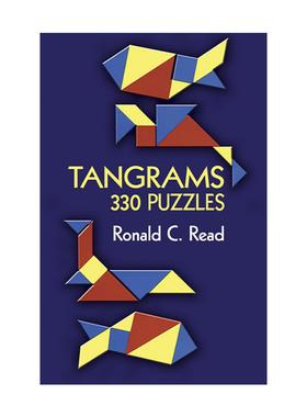 英文原版 Tangrams 330 Puzzles 七巧板 330个谜题游戏 益智拼图 Ronald C. Read 英文版 进口英语原版书籍