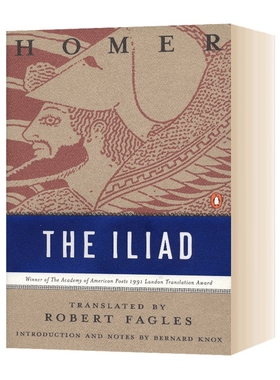 英文原版 The Iliad 伊利亚特 经典豪华版 毛边本 文学与诗歌 英文版