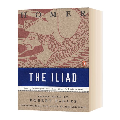 英文原版 The Iliad 伊利亚特 经典豪华版 毛边本 文学与诗歌 英文版
