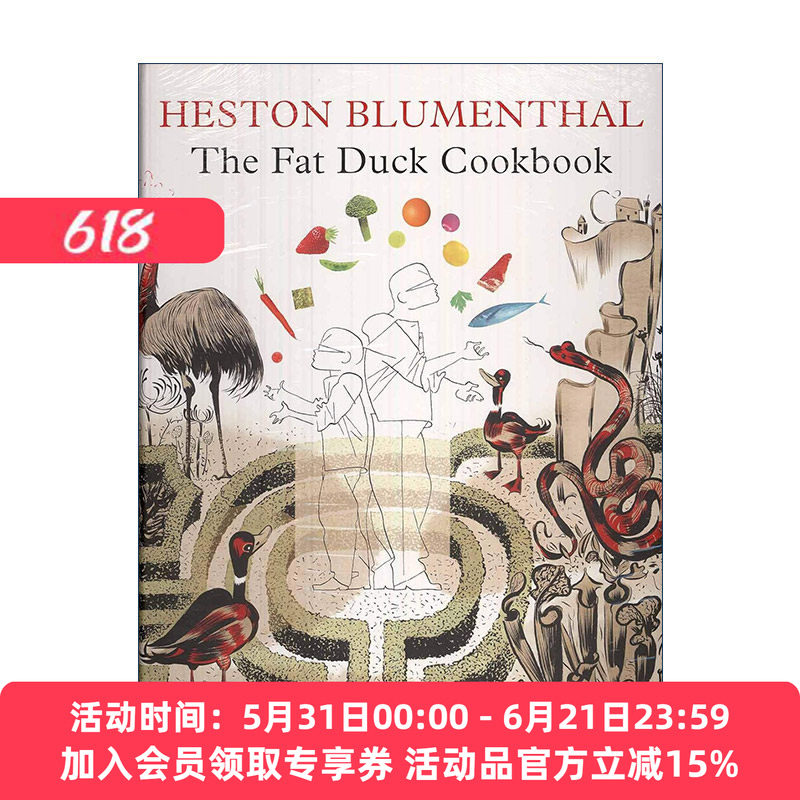 英文原版 The Fat Duck Cookbook 英国肥鸭餐厅烹饪书 米其林三星餐厅 精装 英文版 进口英语原版书籍