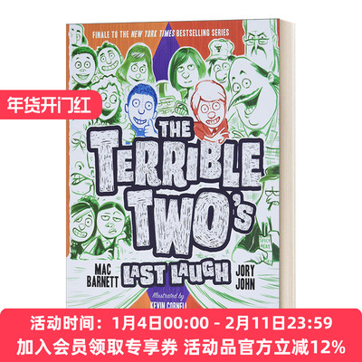 淘气二人组笑到最后 英文原版 Terrible Two'S Last Laugh 英文版 进口英语原版书籍