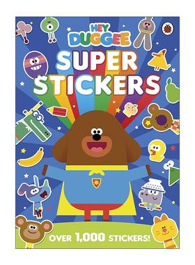 英文原版 Hey Duggee Super Stickers 嗨道奇 超级贴纸书 超过一千个贴纸 英文版 进口英语原版书籍