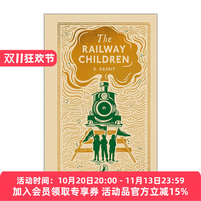英文原版 The Railway Children 铁路边的孩子们 Puffin Clothbound Classics 精装海雀布纹经典 英文版 进口英语原版书籍