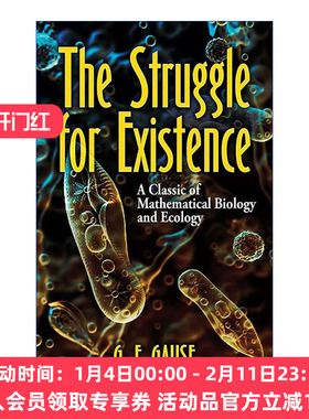 为生存而奋斗  英文原版 The Struggle for Existence 经典数学生物学与生态学 生命科学 G. F. Gause 英文版 进口英语原版书籍