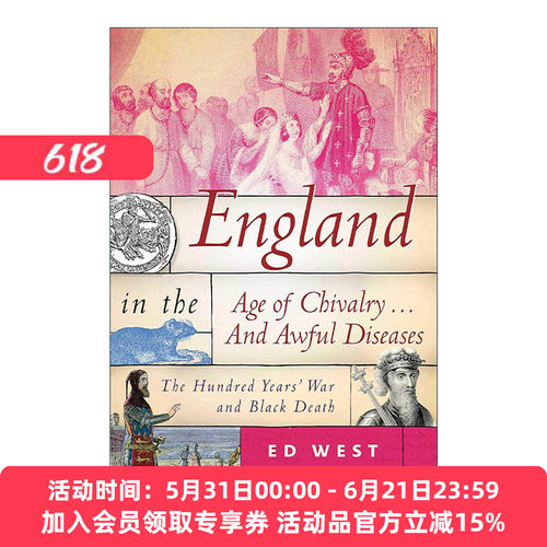 英文原版 England in the Age of Chivalry . . . And Awful Diseases 骑士时代与要命瘟疫 精装 英文版 进口英语原版书籍