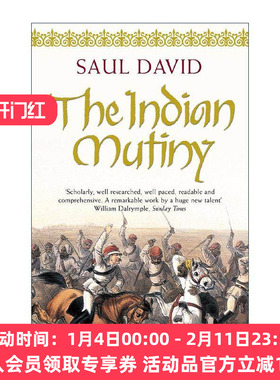 英文原版 The Indian Mutiny 印度兵变1857 印度人民反抗英国殖民统治 Saul David 英文版 进口英语原版书籍