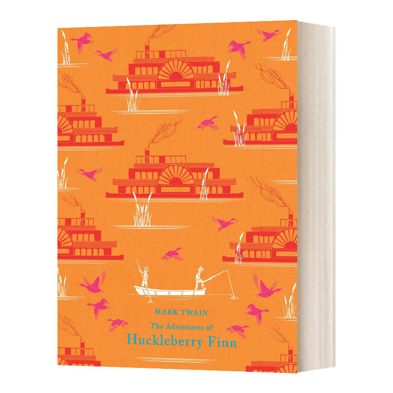 英文原版小说 The Adventures of Huckleberry Finn 哈克贝利费恩历险记 马克吐温 英文版 进口英语原版书籍
