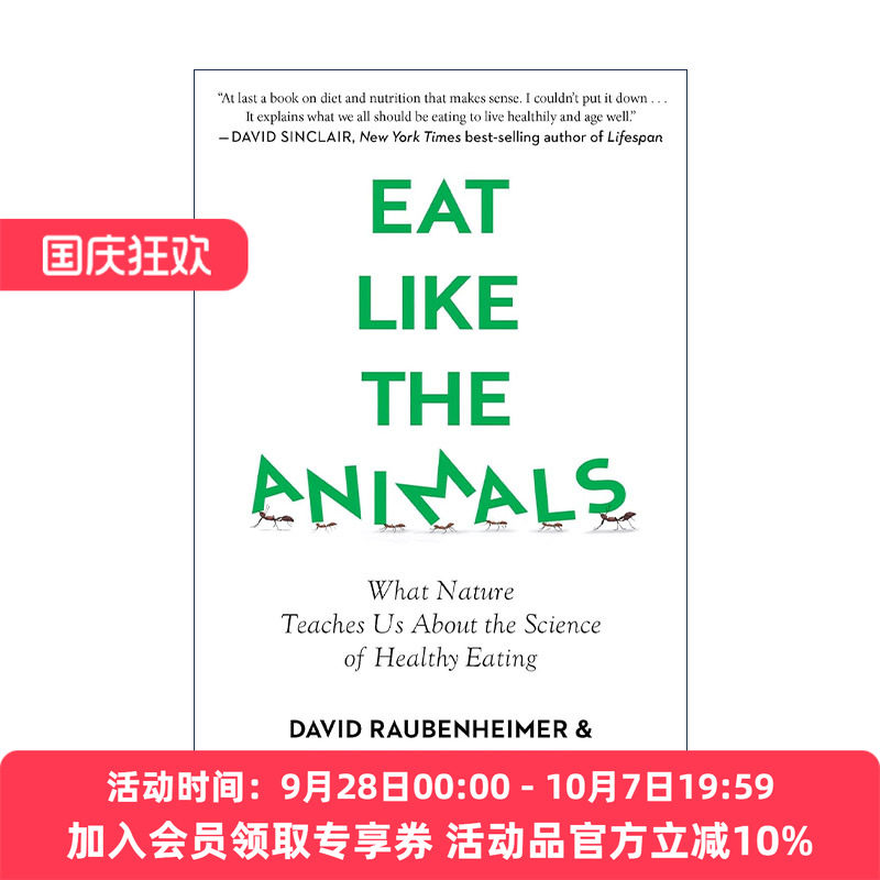 英文原版 Eat Like the Animals 动物为什么吃不胖 关于食欲 代谢与肥胖的营养大发现 英文版 进口英语原版书籍