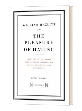 英文原版 On the Pleasure of Hating 威廉哈兹里特 论憎恨的乐趣 英文版 进口英语原版书籍