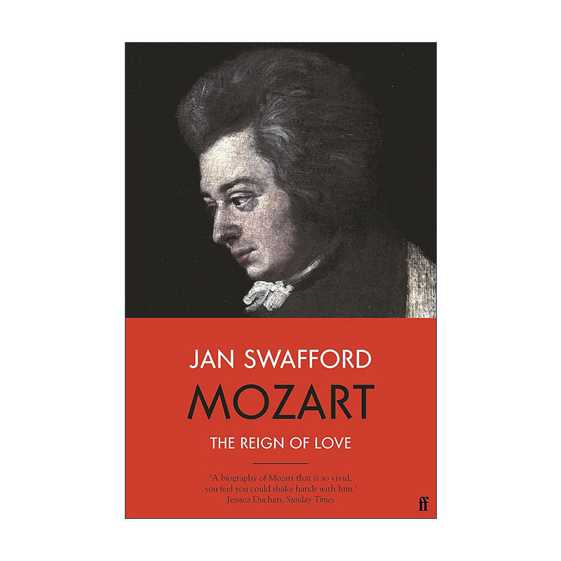 英文原版 Mozart 莫扎特传 爱的统领 扬·斯瓦福德 英文版 进口英语原版书籍