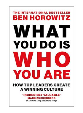 英文原版 What You Do Is Who You Are 你所做即你所是 关于公司文化 本·霍洛维茨Ben Horowitz 创业维艰作者 进口英语原版书籍