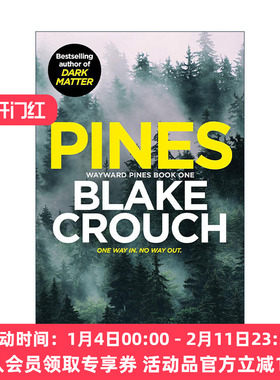 英文原版 Pines 松林異境1 黑松镇 人生复本作者布莱克·克劳奇 Crouch Blake 英文版 进口英语原版书籍