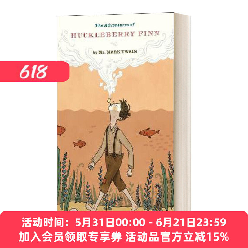 英文原版 The Adventures of Huckleberry Finn 哈克贝利&middot;费恩历险记 英文版 进口英语原版书籍
