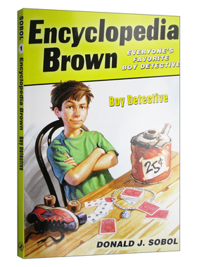 侦探男孩 百科全书小布朗 英文原版 Encyclopedia Brown Boy Detective 英文版