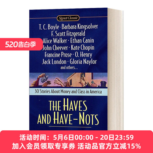 英文原版小说 The Haves And Have Nots 有产和无产 经典名著 英文版 进口英语原版书籍