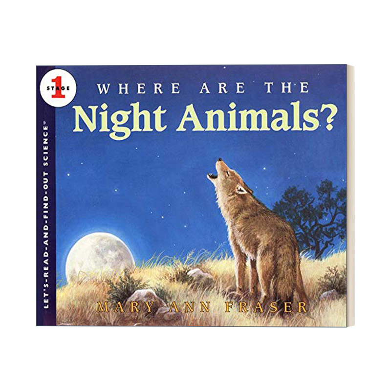 英文原版 Let's Read and Find Out 1 Where Are the Night Animals 自然科学启蒙阅读与发现 夜行动物躲在哪儿 进口英语原版书籍