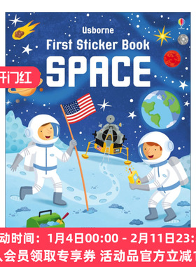 第一本贴纸书  英文原版 First Sticker Book Space 太空 英文版 进口英语原版书籍