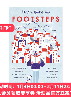 英文原版 New York Times Footsteps 文学履途 漫游在伟大故事诞生之地 英文版 进口英语原版书籍