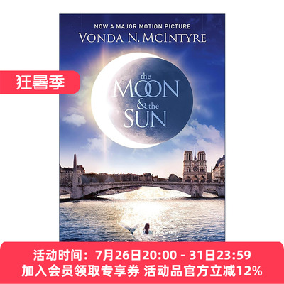 英文原版 The Moon and the Sun 太阳王与海妖 历史奇幻浪漫小说 冯达·N·麦金太尔 英文版 进口英语原版书籍