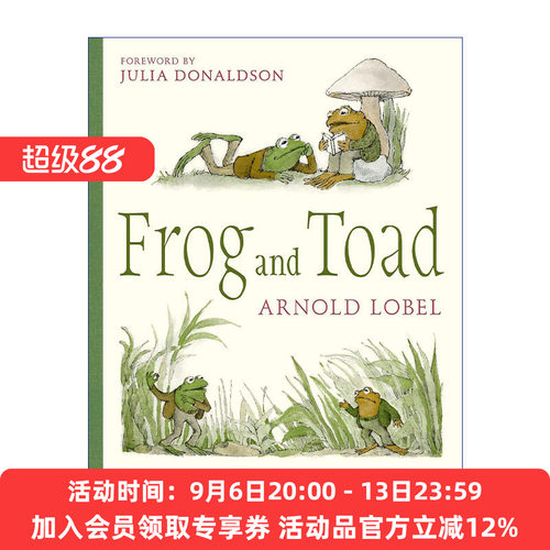 青蛙和蟾蜍 英文原版 精装故事集收藏版 Frog and Toad The Complete Collection 艾诺·洛贝尔经典儿童故事 英文版 进口书籍