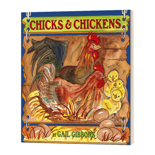 小鸡与鸡 英文原版 Chicks & Chickens 盖尔吉本斯少儿百科系列 英文版 进口英语原版书籍