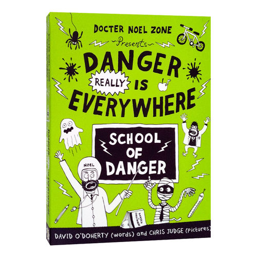华研原版 胆小鬼日记3 英文原版 Danger Really Is Everywhere School of Danger 危险无处不在 英文版 进口英语书籍