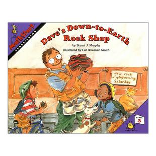 英文原版 Mathstart Level 3 Dave's Down-to-Earth Rock Shop 数学启蒙绘本3级 英文版 进口英语原版书籍