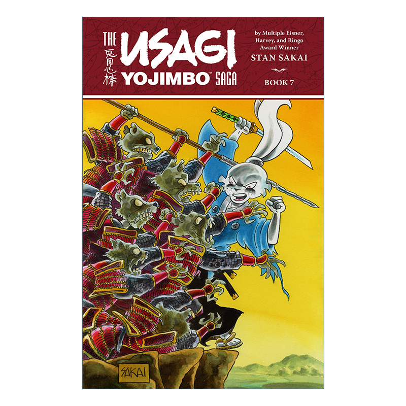 英文原版 Usagi Yojimbo Saga Volume 7 Second Edition 兔子武士第7卷(第二版) Stan Sakai坂井正彦 英文版 进口英语原版书籍