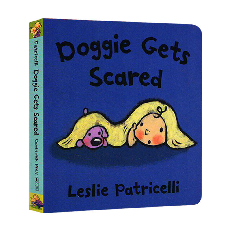 英文原版 Doggie Gets Scared 一根毛脏小孩系列绘本 纸板书 英文版 进口英语原版书籍