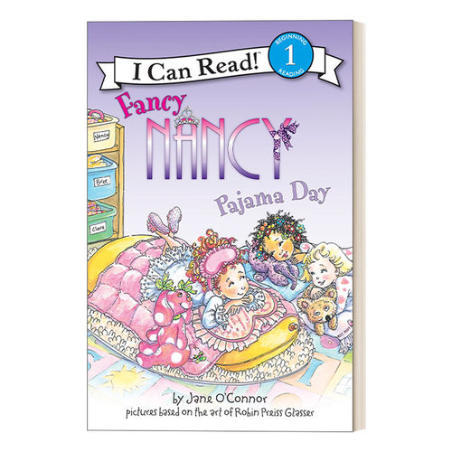 漂亮的南希 睡衣日 英文原版 I Can Read 1 Fancy Nancy Pajama Day 小俏妞希希分级读物 英文版 进口英语原版书籍