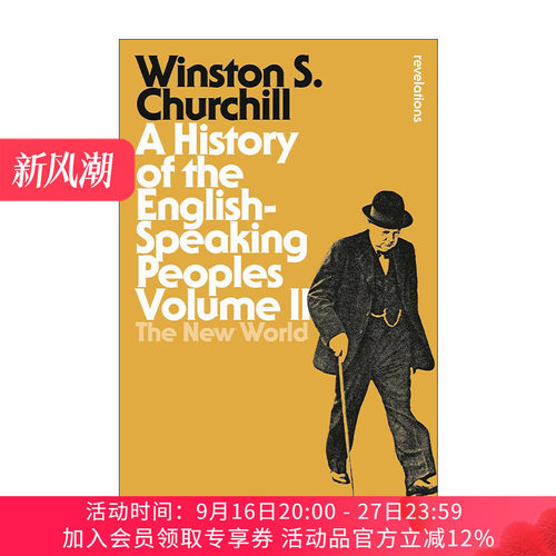 英文原版 A History of the English-Speaking Peoples Volume II 英语民族史 卷二 温斯顿·丘吉尔 英文版 进口英语原版书籍