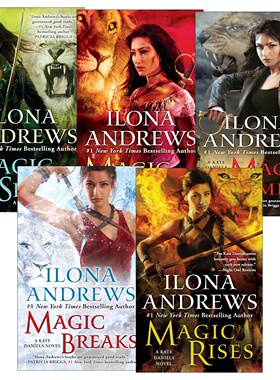 英文原版 Kate Daniels 魔法佣兵6-10册 女性奇幻冒险小说 英文版 进口英语原版书籍