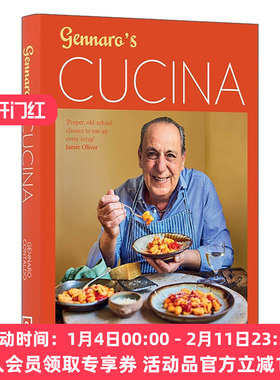 英文原版 Gennaro's Cucina 意大利名厨Gennaro Contaldo的经典意式食谱全书 物尽其用的烹饪指南 精装 英文版 进口英语原版书籍