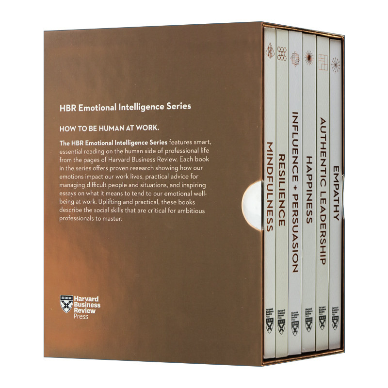 哈佛商业评论 英文原版 HBR Emotional Intelligence Boxed Set 6 Books 情商培养 6册套装 英文版 进口英语原版书籍
