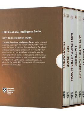 哈佛商业评论 英文原版 HBR Emotional Intelligence Boxed Set 6 Books 情商培养 6册套装 英文版 进口英语原版书籍