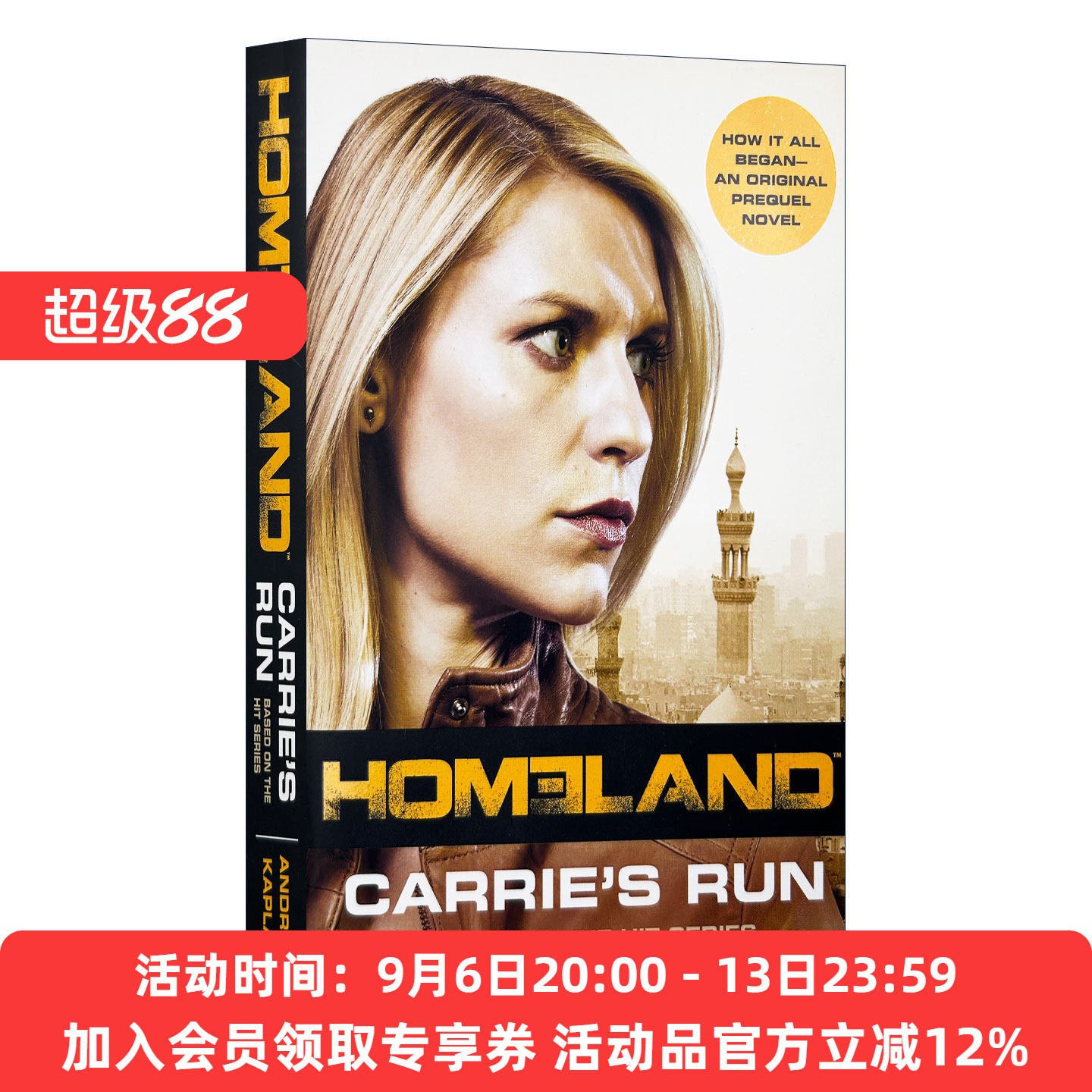 英文原版 Homeland: Carrie's Run 国土安全 卡丽快跑 艾美奖剧情类剧集 影视原著 英文版 进口英语原版书籍