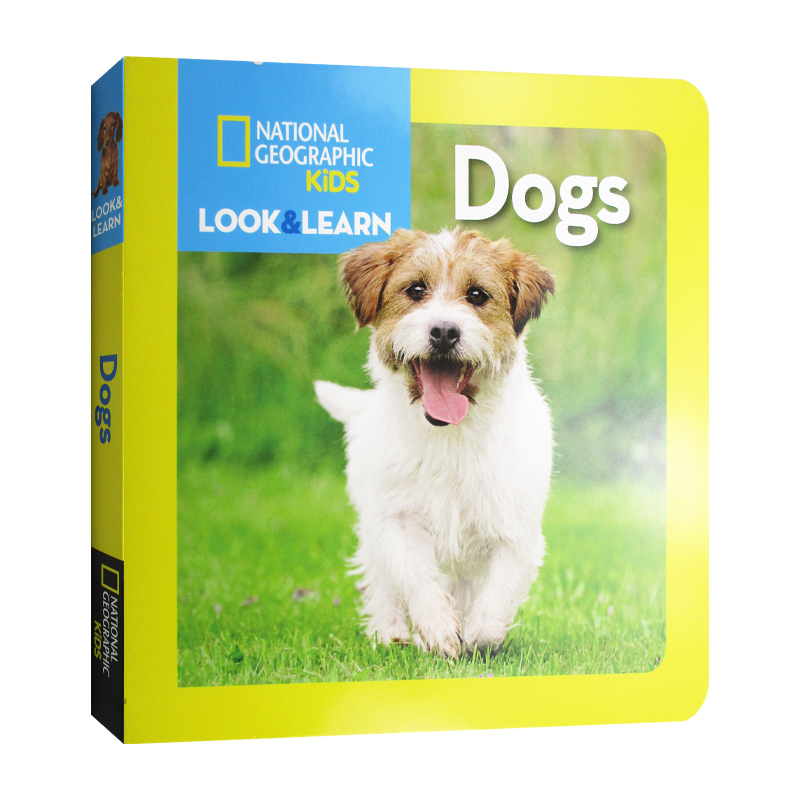 英文原版 National Geographic Kids Look and Learn Dogs 国家地理儿童版边看边学 狗 英文版