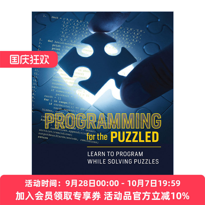编程的乐趣 英文原版 Programming for the Puzzled 用python解算法谜题 计算机 Srini Devadas 英文版 进口英语原版书籍