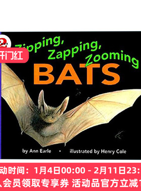 英文原版绘本 Let's Read and Find Out 2 Zipping Zapping  Zooming Bats 自然科学启蒙L2 蝙蝠的秘密 英文版 进口英语原版书籍
