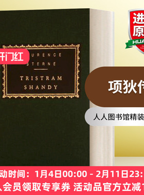项狄传 英文原版小说 Tristram Shandy 人人图书馆精装收藏版 英文版 进口英语原版书籍