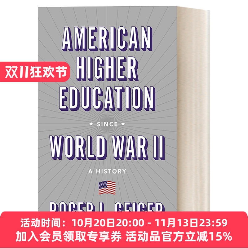 美国高等教育史 英文原版 American Higher Education since World War II 学习与文化 从学院建立到二战 英文版 进口英语原版书籍