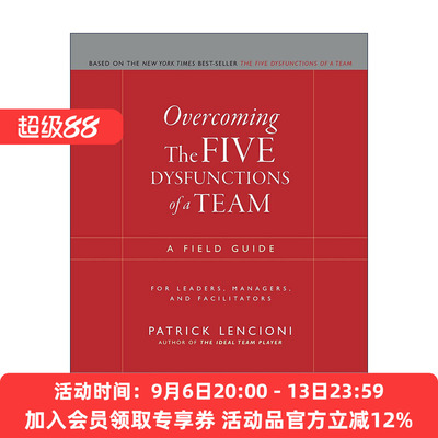 英文原版 Overcoming the Five Dysfunctions of a Team 克服团队协作的五大障碍 派特里克兰西尼奥 英文版 进口英语原版书籍